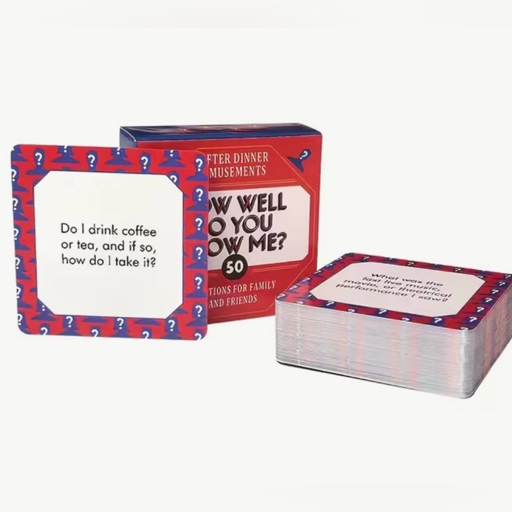 How Well Do You Know Me? 50 Question Game, Fun for Family & Friends - Picture 3 of 11